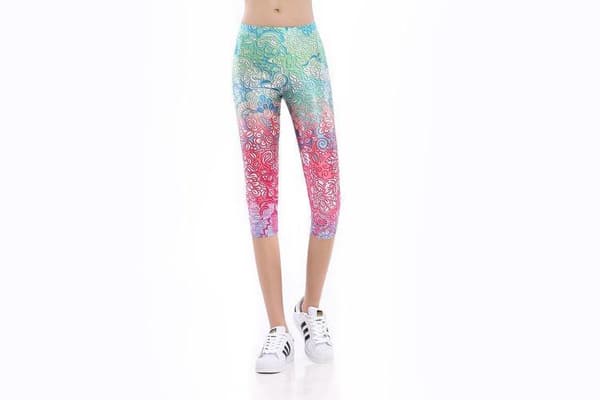 Mandala Oasis Capri Leggings multifärg M