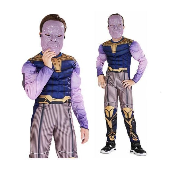 Thanos Deluxe Maskeraddräkt Halloween Multicolor 140