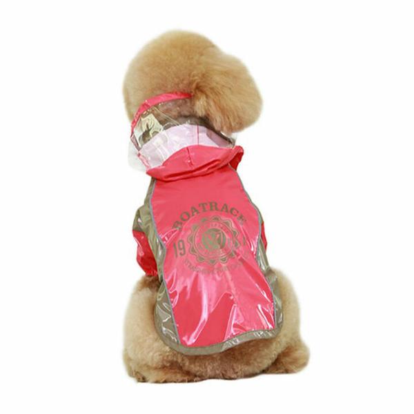Regnjacka Röd Regntäcke för hunden Red XL