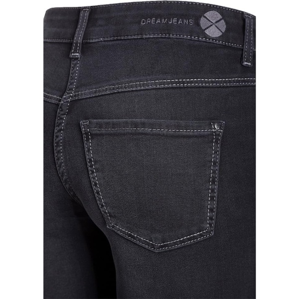 MAC Dream Rak Normal Jeans Svart W46 L32