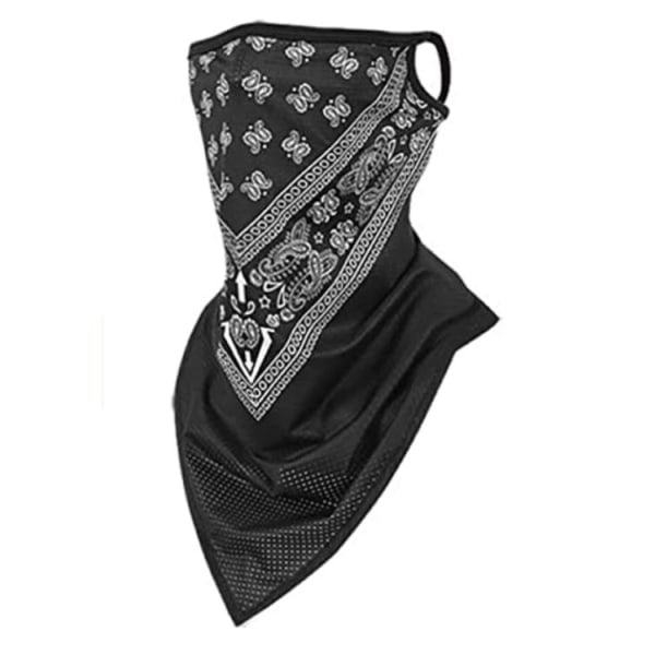 Kasvohuivi Bandana Baklava monitoimihuivi, pestävä Black one size