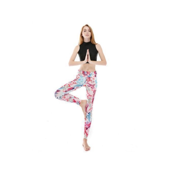 Cherry Blossom Yoga Leggings MultiColor XXXL