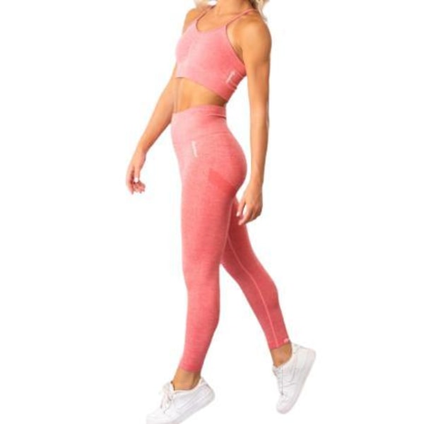 Saumaton Sport Bra Top Pink Gymshout Pink S