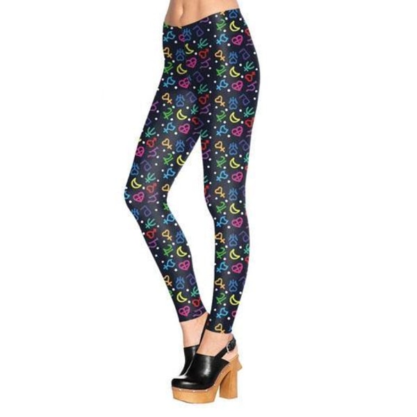 Färgglada Seglar Symboler Leggings MultiColor M