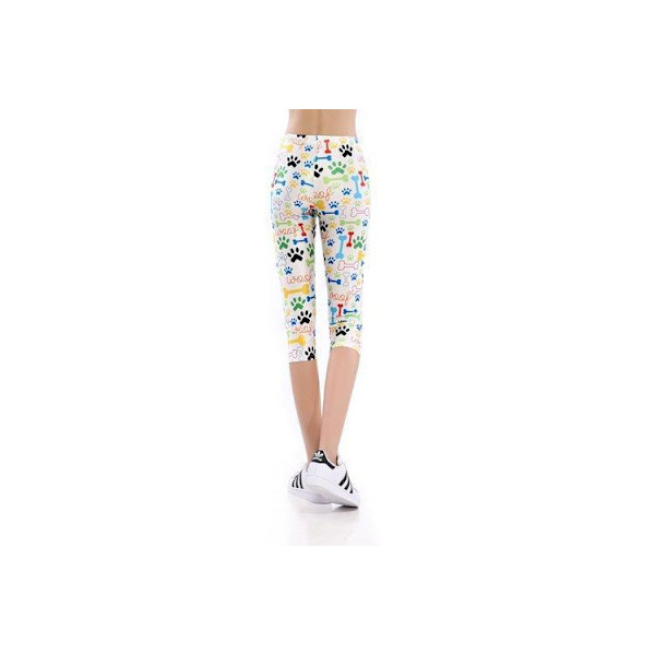 Woof Capri Leggings MultiColor M