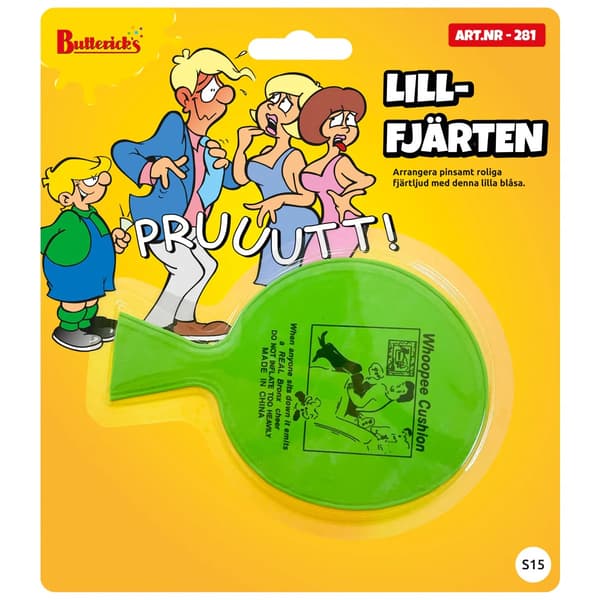 Lillfjärten Skämtartikel Pruttkudde Multicolor one size