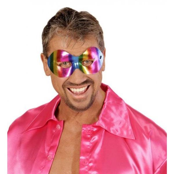 Ögonmask multifärgad Maskerad Pride Multicolor one size