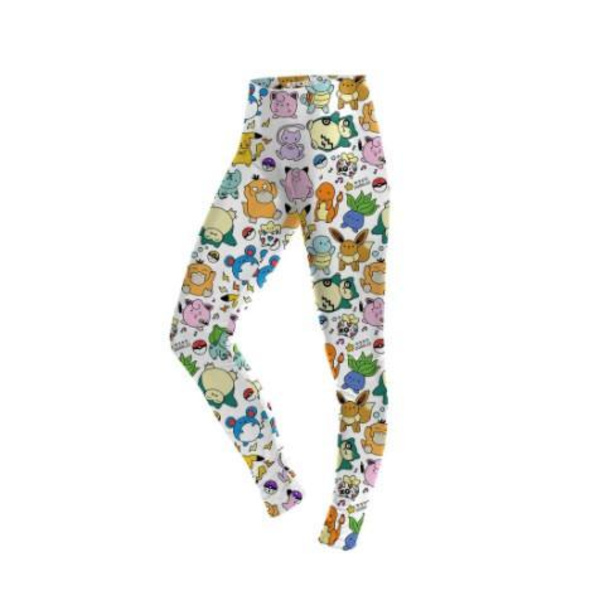 Leggings Tecknade MultiColor S