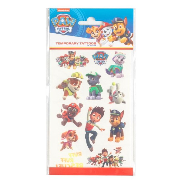 Tatueringar Paw Patrol Multicolor one size