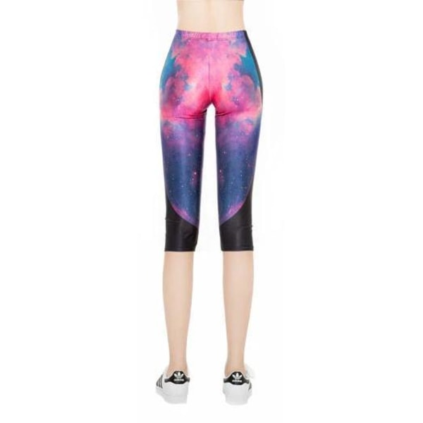 Galaxykuvioidut Capri-leggingsit MultiColor XL