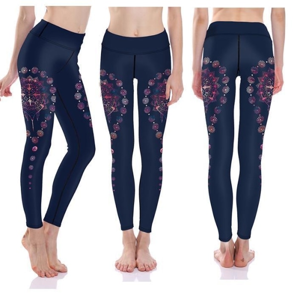 Mandala Yoga Leggings Multicolor XL