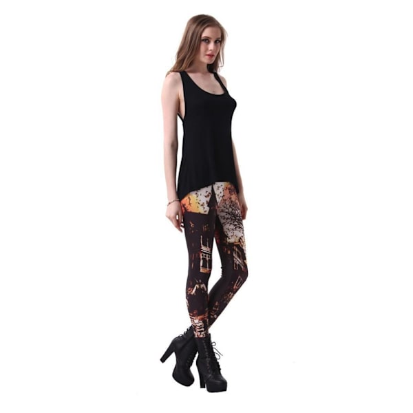 Hemsökt hus Leggings Multicolor S