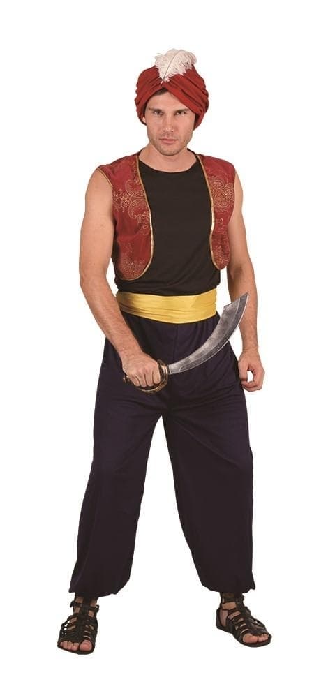 Bandit Sultan Maskeraddräkt Vuxen multifärg one size