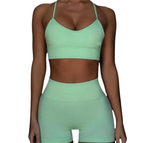 Grön Seamless Sport BH Topp Green M