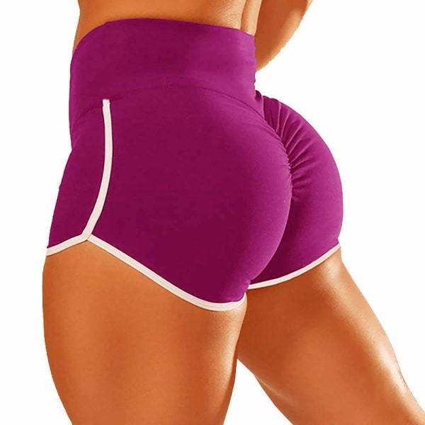 Gym workout & yoga shorts Purple XXL