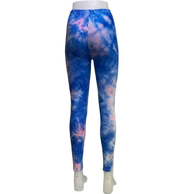 Färgglada Mönstrade Leggings Rosa one size