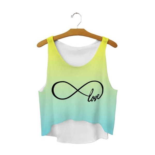 Endless Love Crop Topp multifärg XL