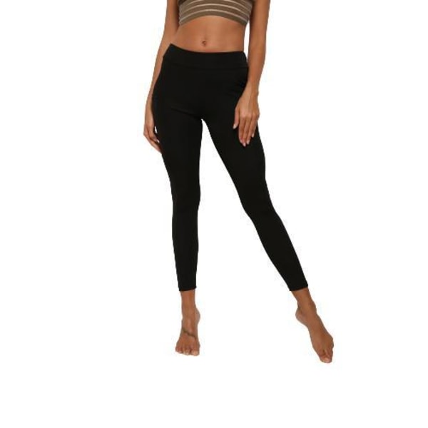 Svarta Leggings med 2 Fickor Black M