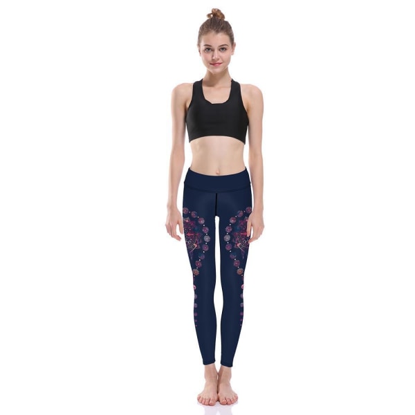 Mandala Yoga Leggings MultiColor L