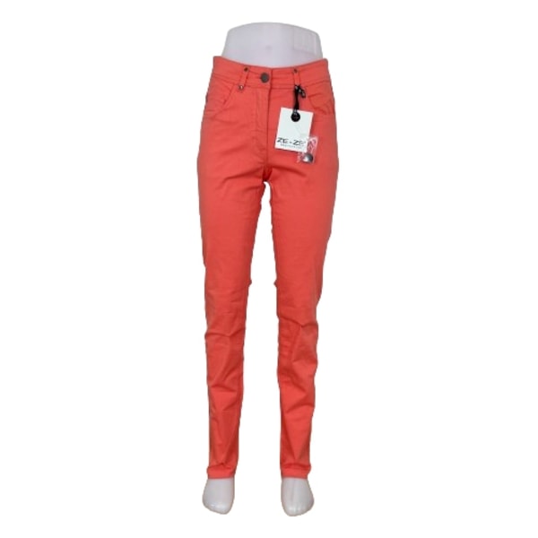 Orange Stretch jeans med normal pasform 34 Orange 34