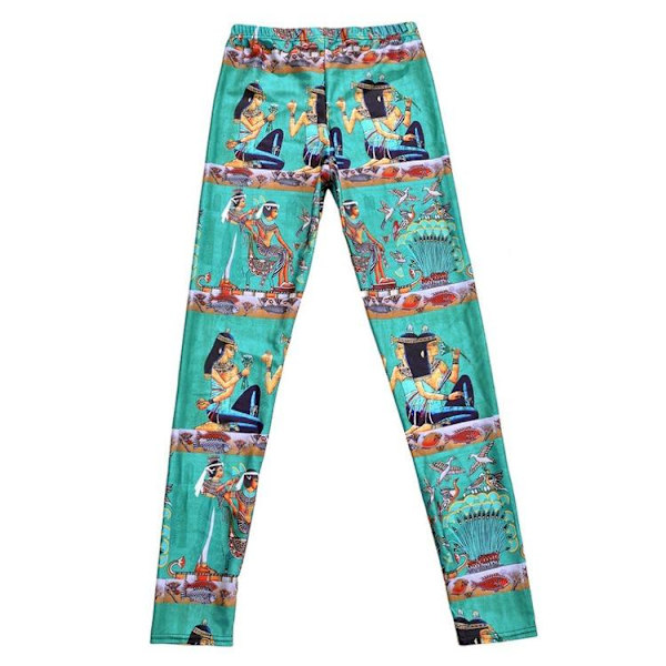 Mönstrade Leggings MultiColor S