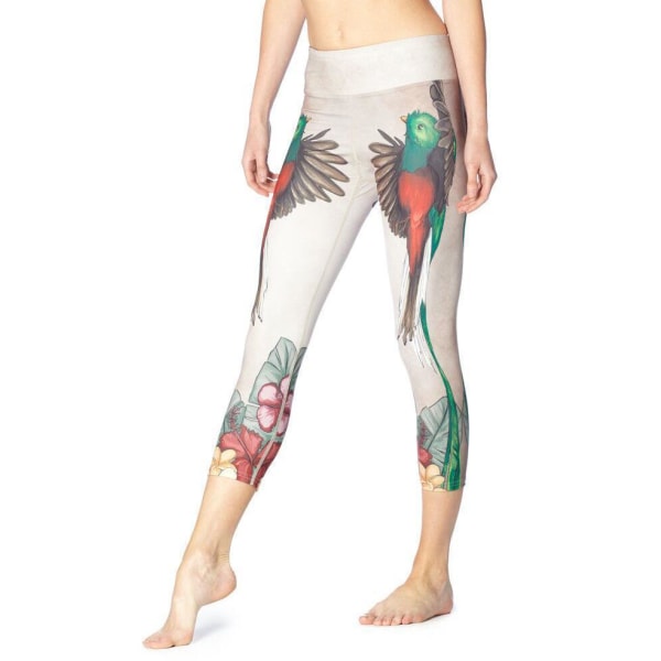 Loving Bird Yoga Capri -leggingsit Beige L