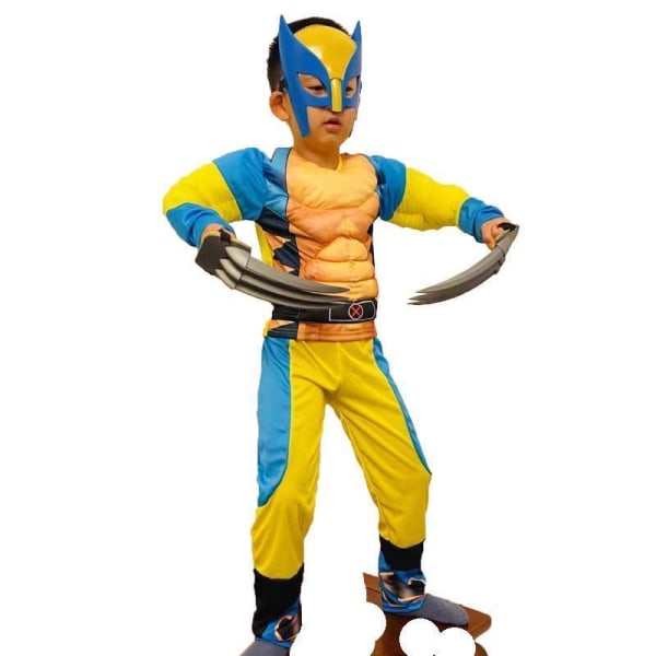 Wolverine Deluxe børnekostume MultiColor 140