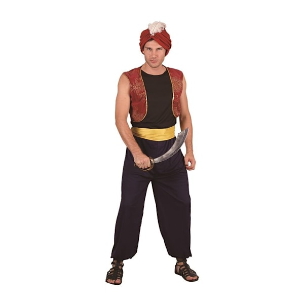 Bandit Sultan Maskeraddräkt Vuxen Multicolor one size