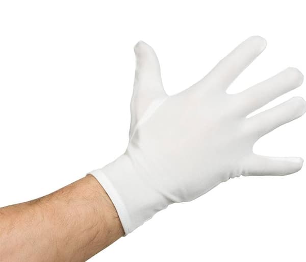 Vita Korta Handskar Maskerad White one size