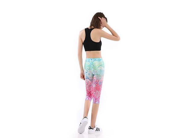 Mandala Oasis Capri Leggings multifärg M
