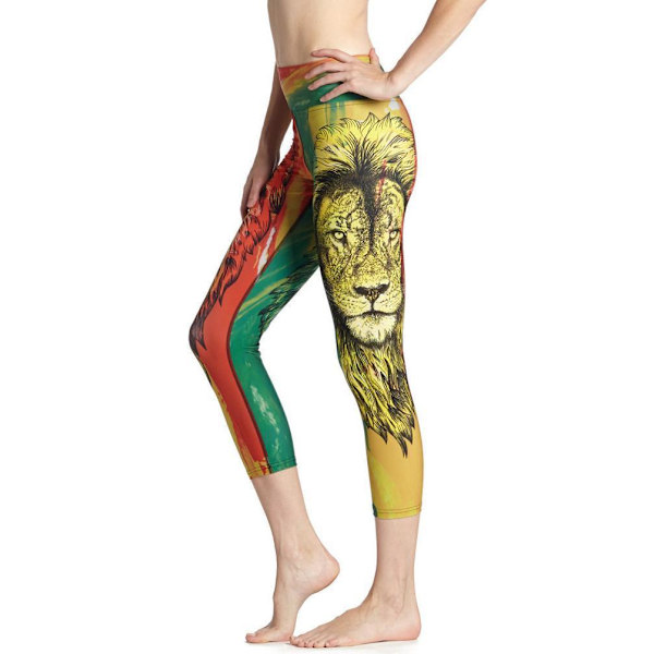 Lejon Yoga Capri MultiColor L