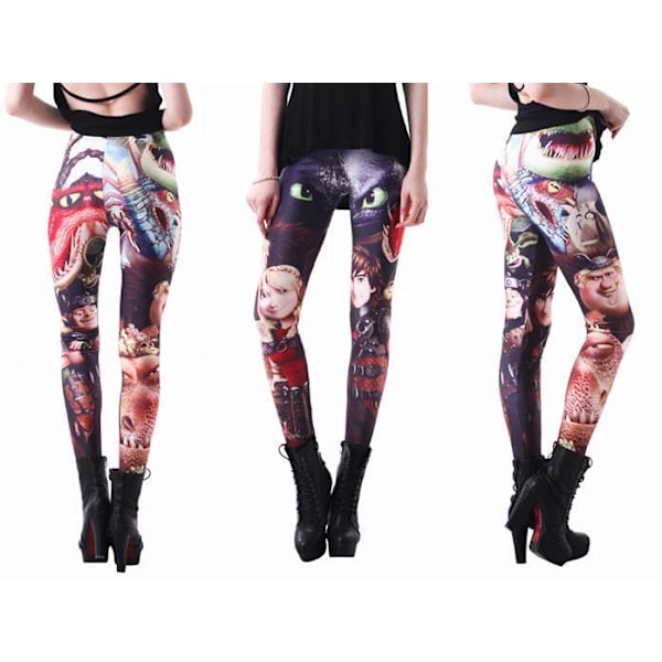 Dragon Leggings MultiColor L