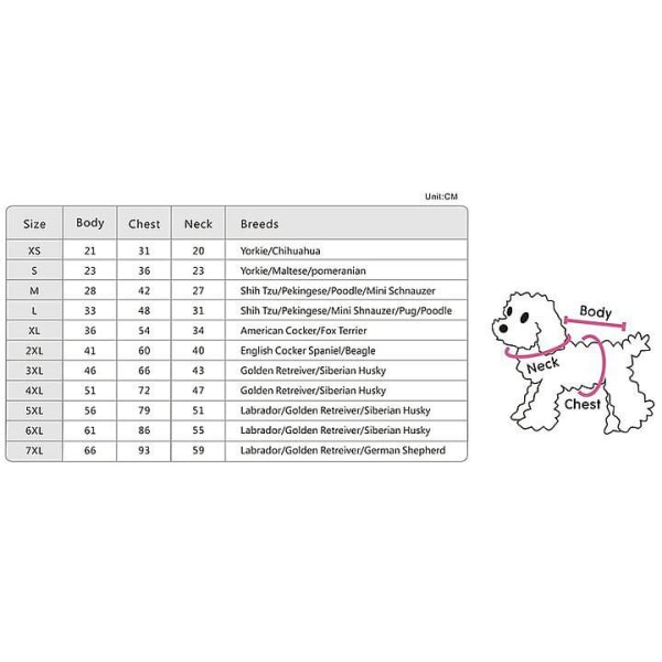 Rosa seglartröja Hundtröja Pink XL