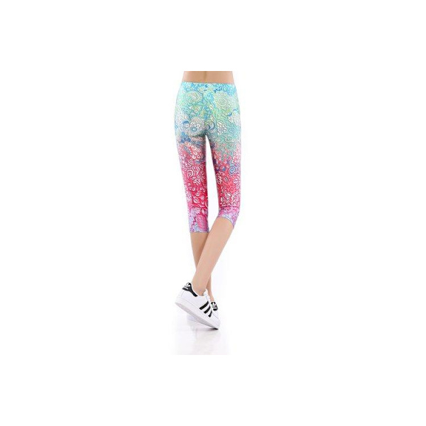 Mandala Oasis Capri Leggings multifärg L