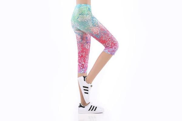 Mandala Oasis Capri Leggings multifärg M