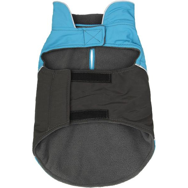 Blå Regnjacka Regntäcke för hunden Hundkläder Blue XL