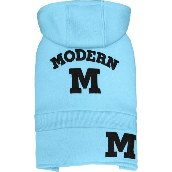 Hoodie Modern M Hundtröja för hunden Turquoise XL