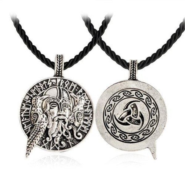 Pirate Possessed Viking Necklace Halsband Silver grey