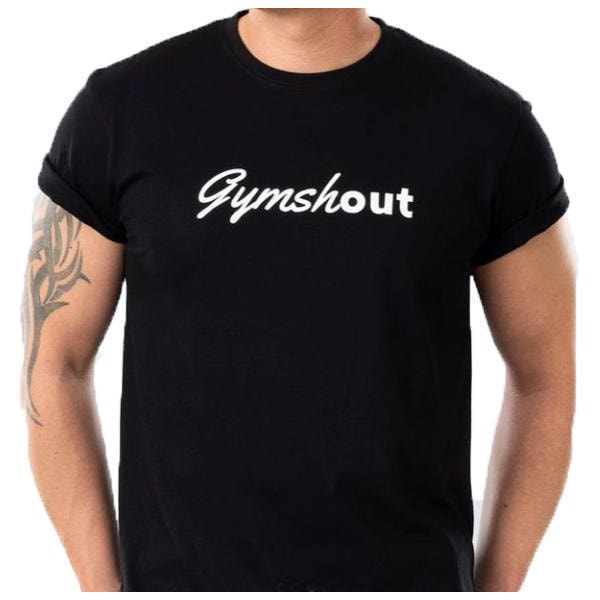 Gymshout T-shirt 5 farver Black L