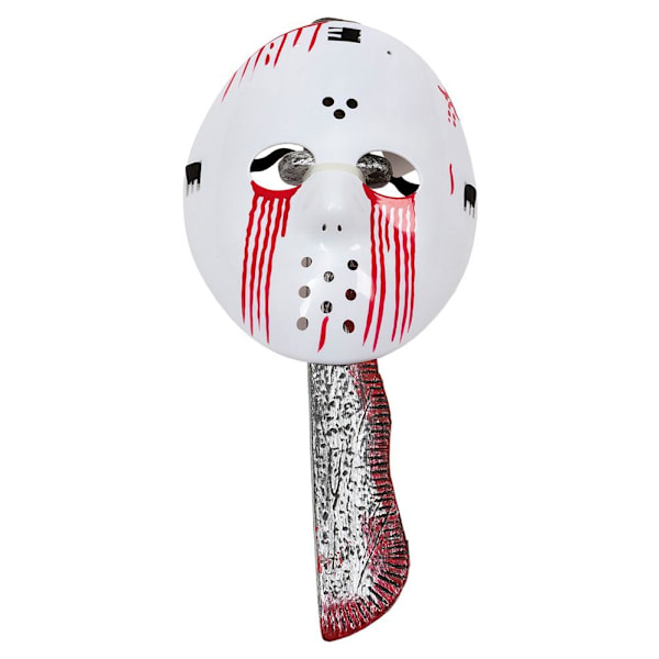 Blodig Jason Mask & Machete Halloween Maskerad Multicolor one size