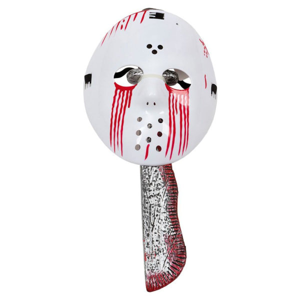 Bloody Jason Mask & Machete Halloween Masquerade Multicolor one size