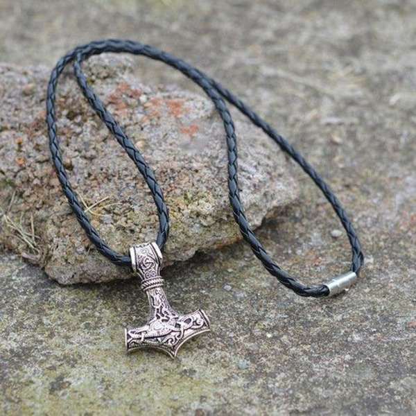 Raytheon Hammer Mjolnir Necklace Halsband Silvergrå one size