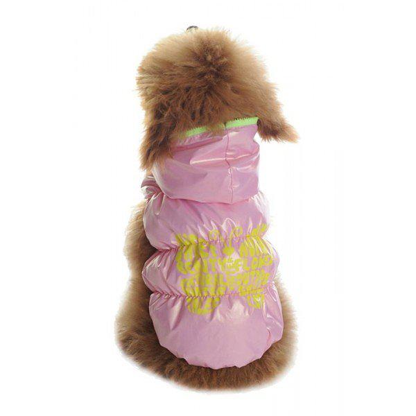Vetoketjullinen pinkki koiran takki Pink M
