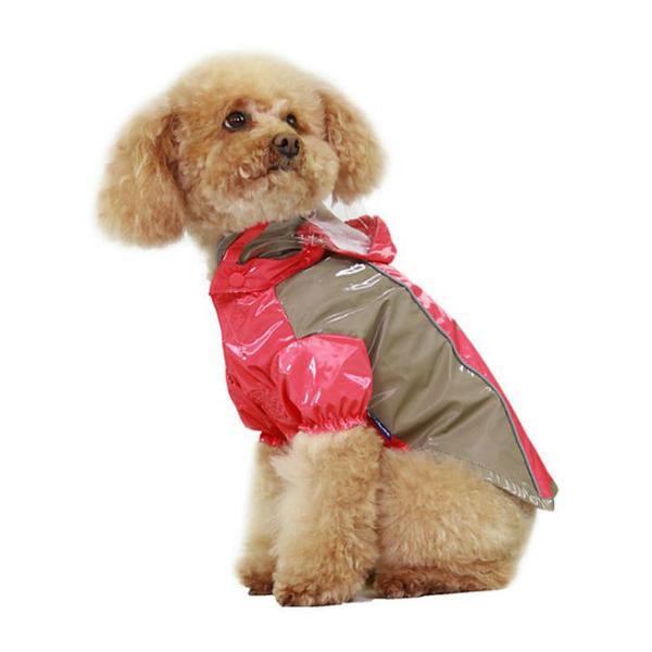 Regnjacka Röd Regntäcke för hunden Red XL
