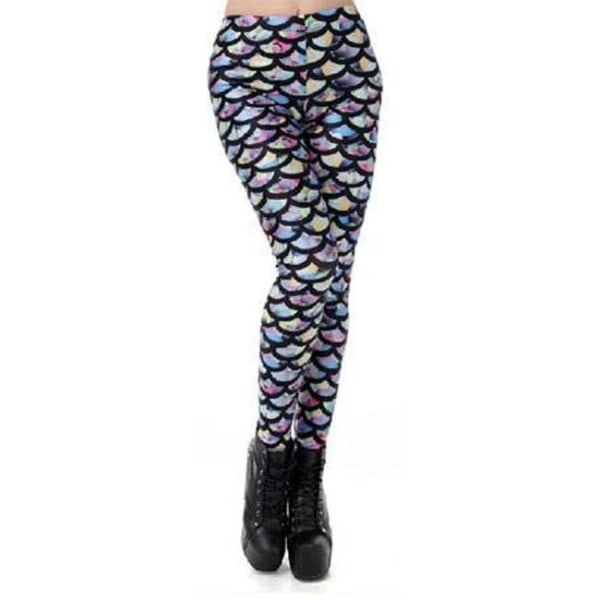 Havfrue leggings MultiColor M