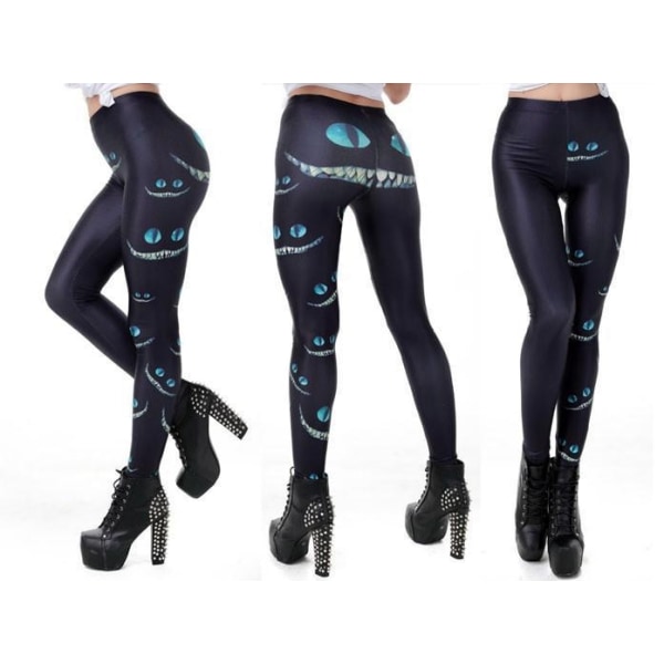 Kuviolliset leggingsit printillä Black S