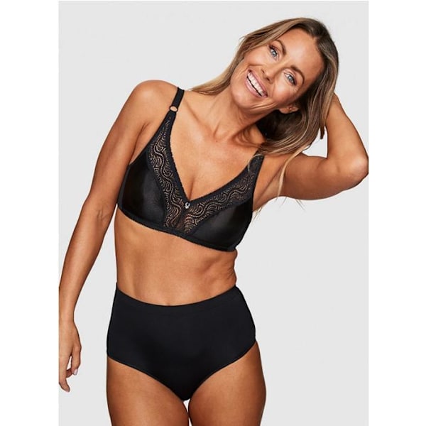 Abecita Glitter Formpressad Mjuk-BH Svart Black 70/75B