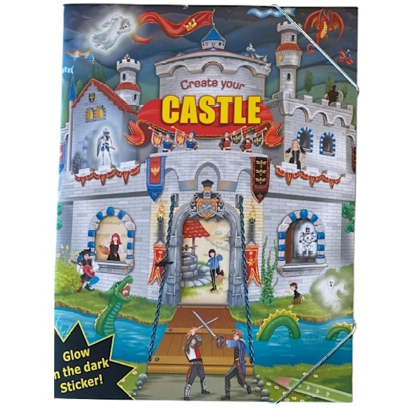 Create Your Castle med Glow in the Dark Stickers multifärg