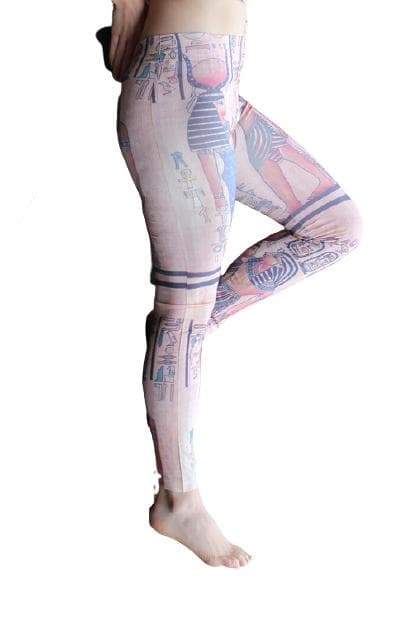 Egyptisk Mönstrade Leggings multifärg one size