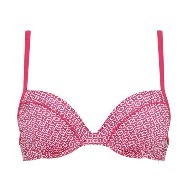 BH Sloggi bikini hindbærmønstret Pink 40